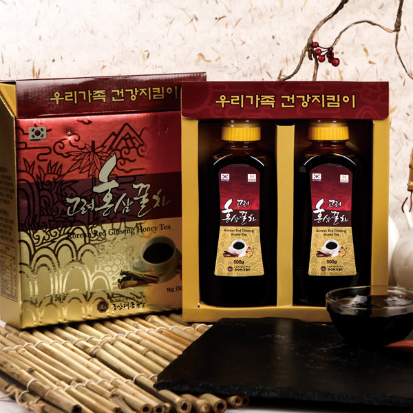 Korean Red Ginseng Honey Tea 1kg(500g x 2ea) / 고려 홍삼 꿀차 1 kg (500g x 2ea)