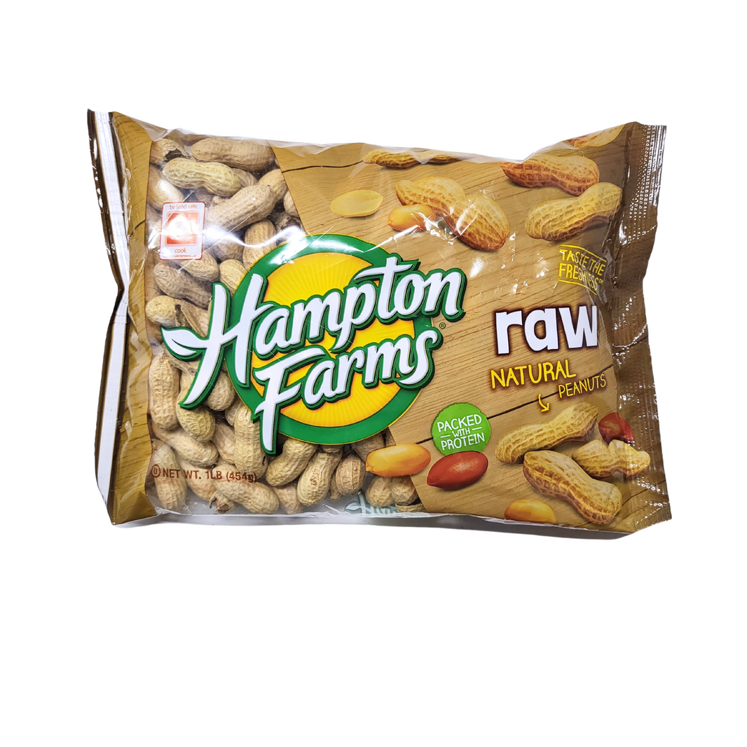 [Hampton] Raw Peanuts / 햄튼팜스 생땅콩 (1lb)