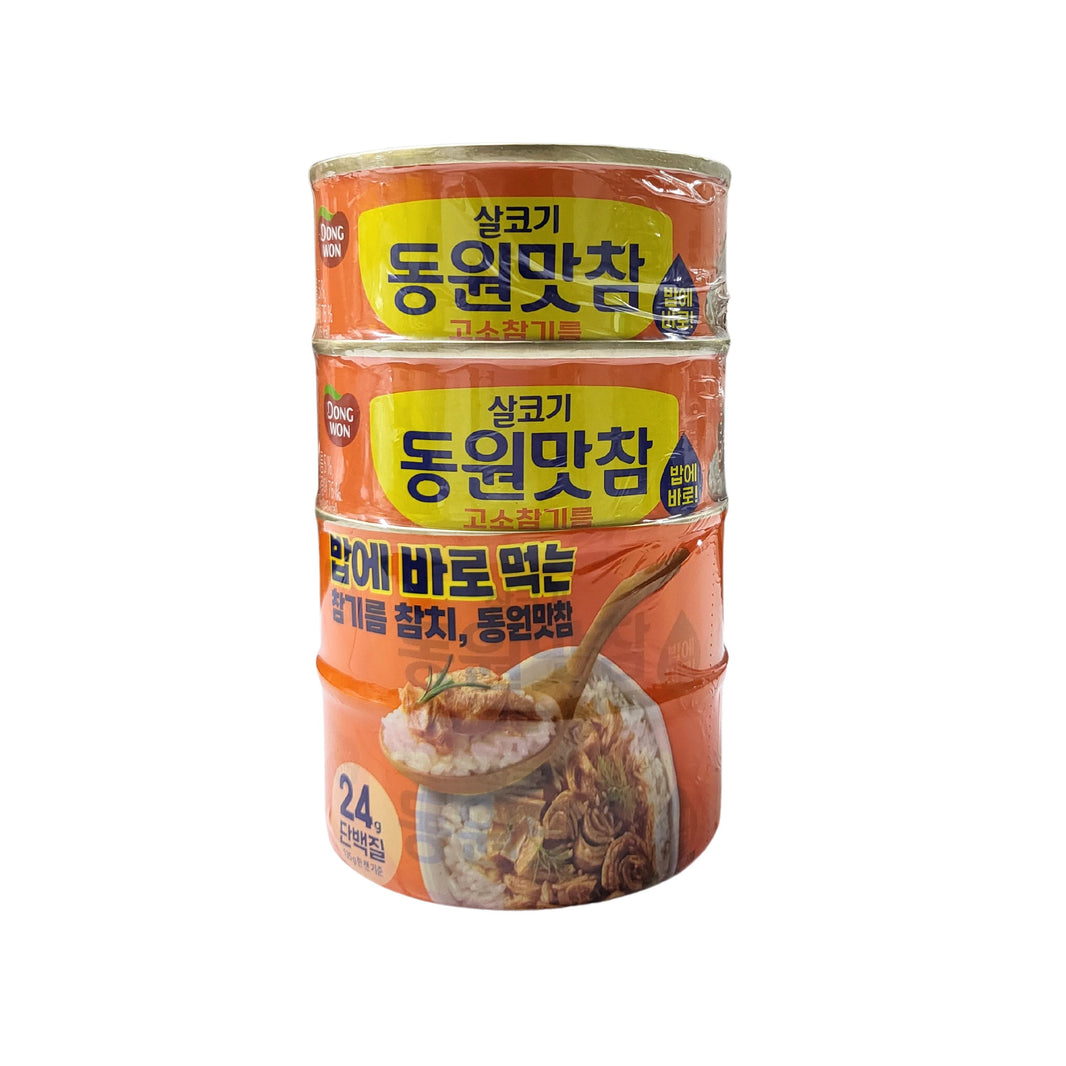 [Dongwon] Tuna Chunk in Sesame Oil / 동원 맛참 고소 참기름 참치 (135g X4ea)