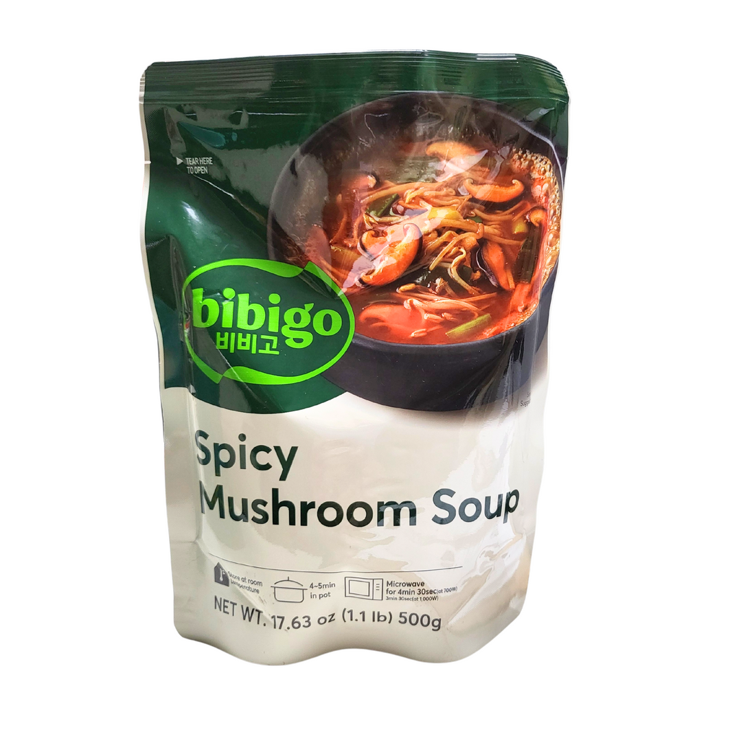 [CJ] Bibigo Spicy Mushroom Soup / 비비고 즉석 버섯 육개장 (500g)