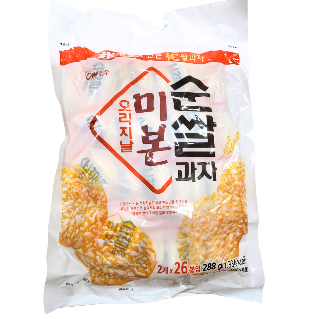 [CW] Mibon Rice Snack/ 청우 오리지널 미본 순쌀과자 (288g)