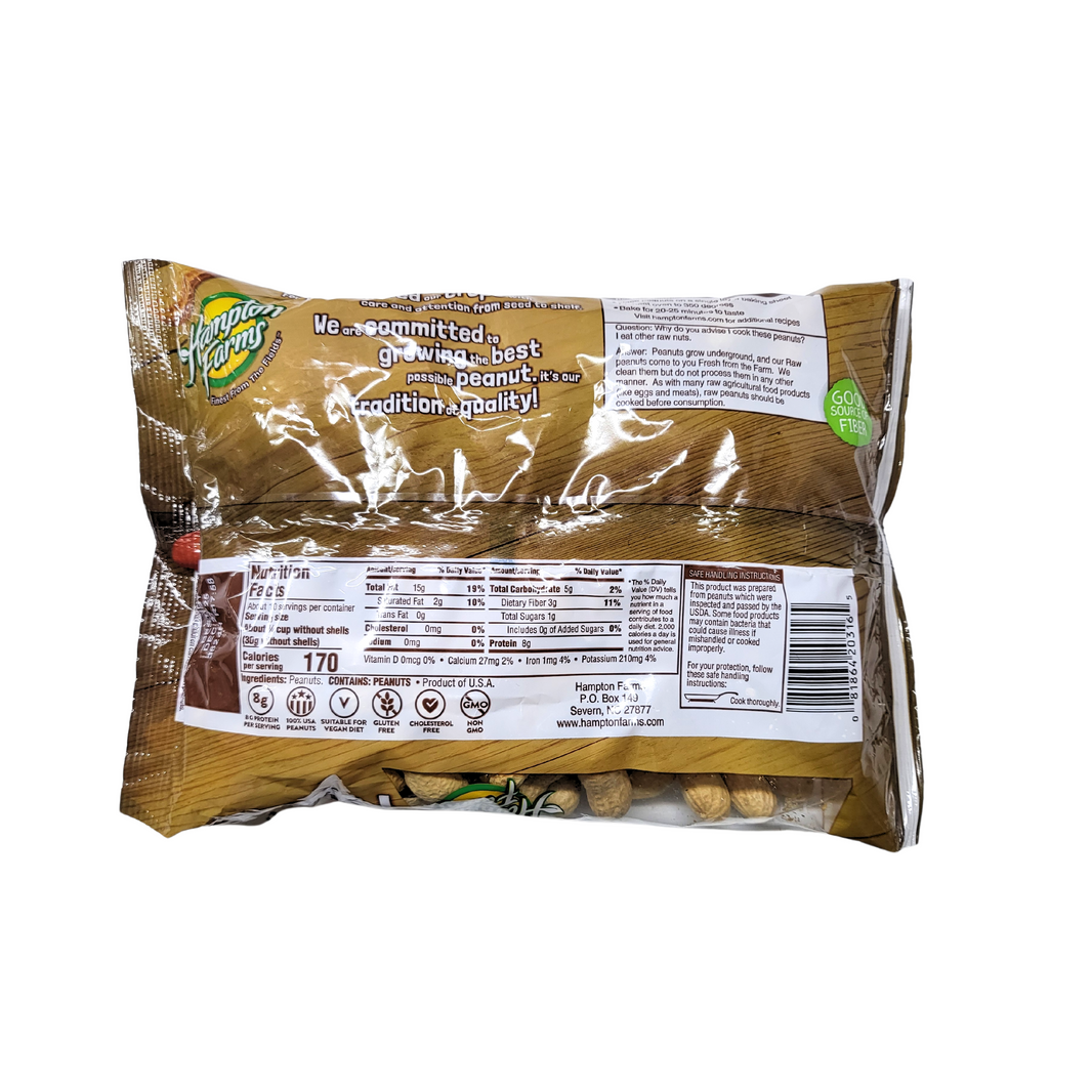 [Hampton] Raw Peanuts / 햄튼팜스 생땅콩 (1lb)