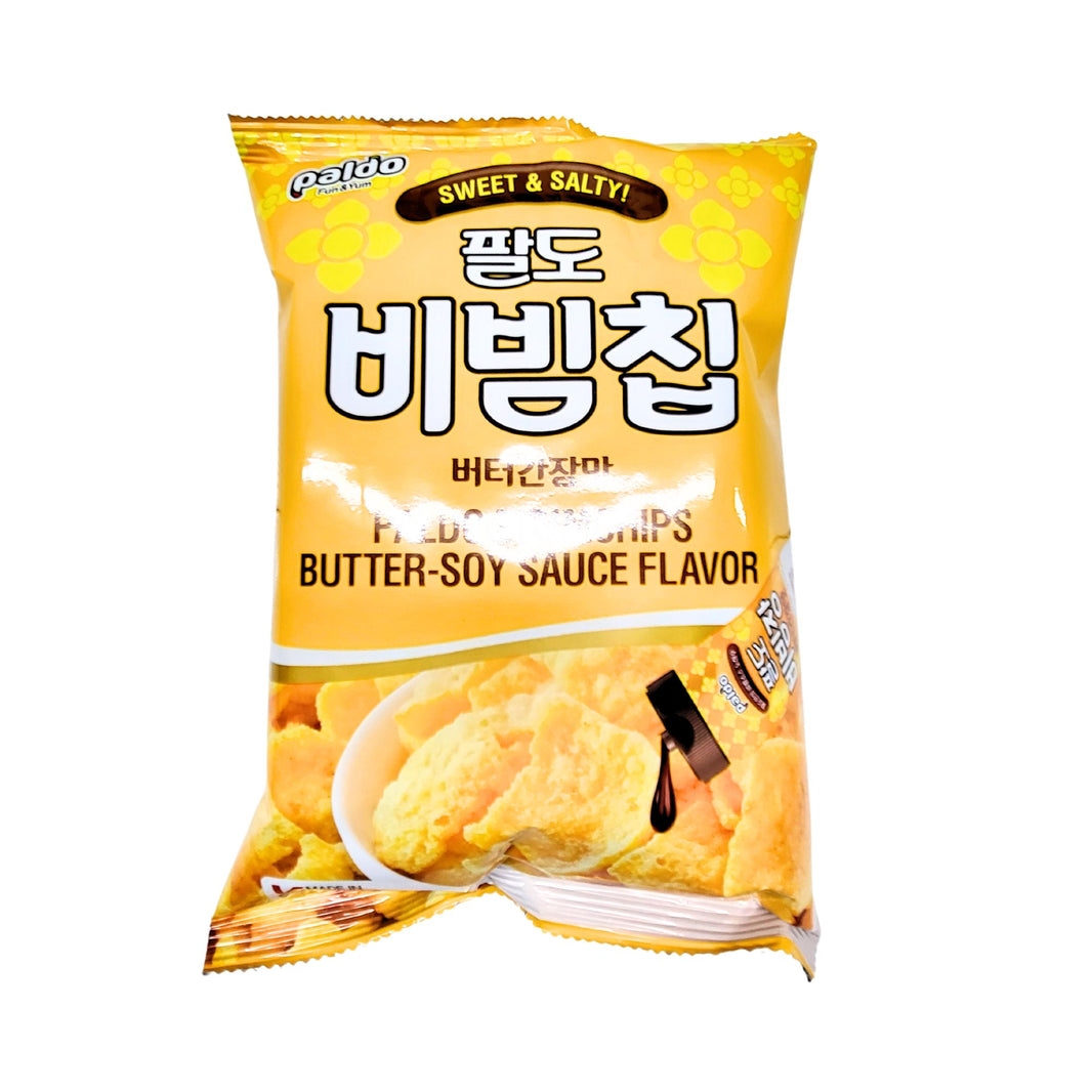 [Paldo]Bibimchips Butter-Soy Sauce Flavor/ 팔도 비빔칩 버터간장맛(80g)