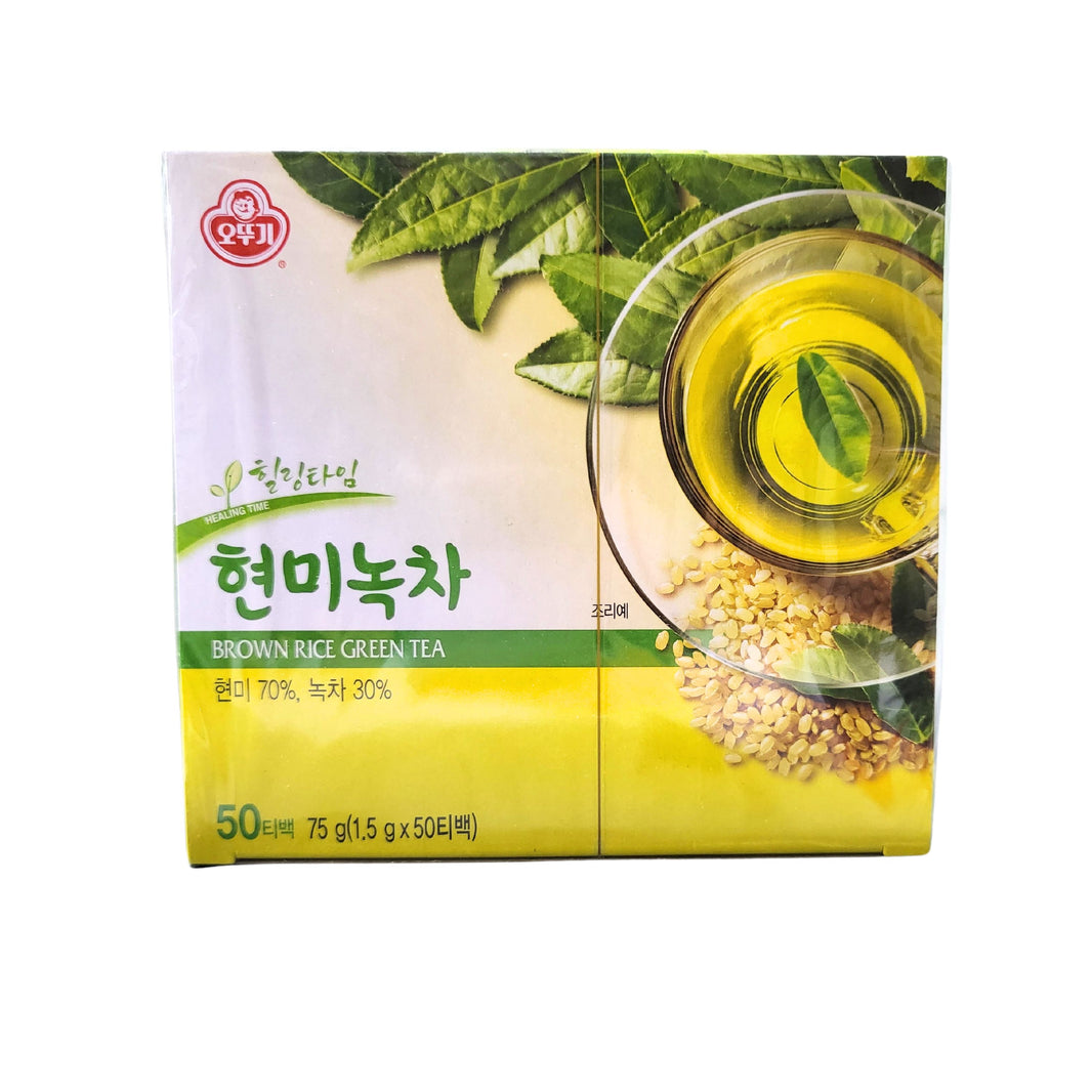 [Ottogi] Brown Rice Tea / 오뚜기 현미녹차 (75g, 1.5g x 50 Tea Bags)