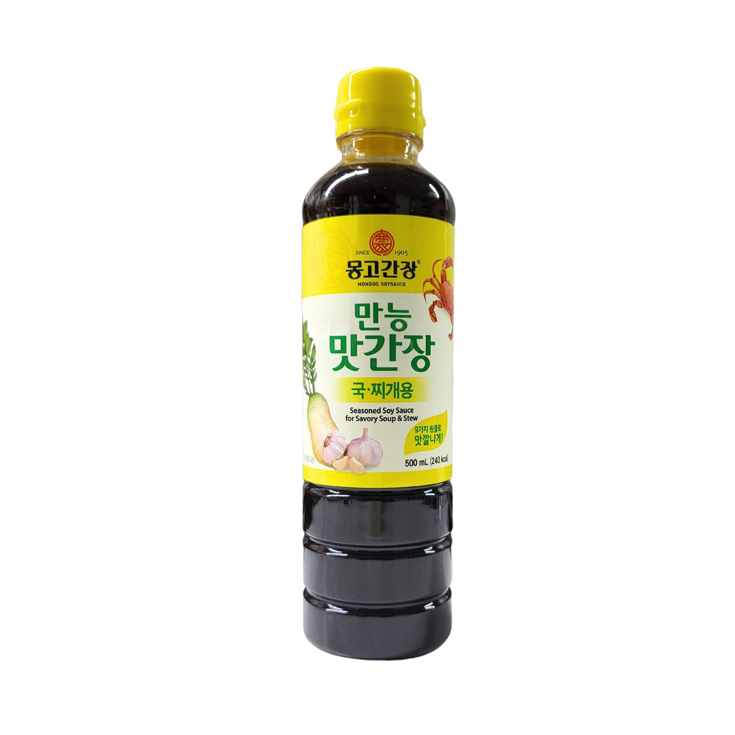 [Monggo] Seasoned Soy Sauce for Savory Soup & Stew/ 몽고간장 만능 맛간장 국, 찌개용 (500ml)