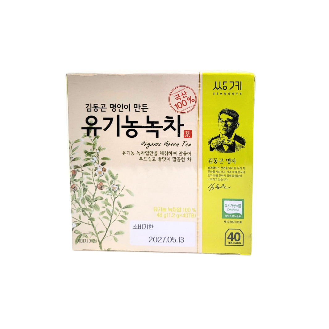 [SsangGye] ORGANIC CREEN TEA / 쌍계명차 김동곤 유기농 녹차 (40 TB)