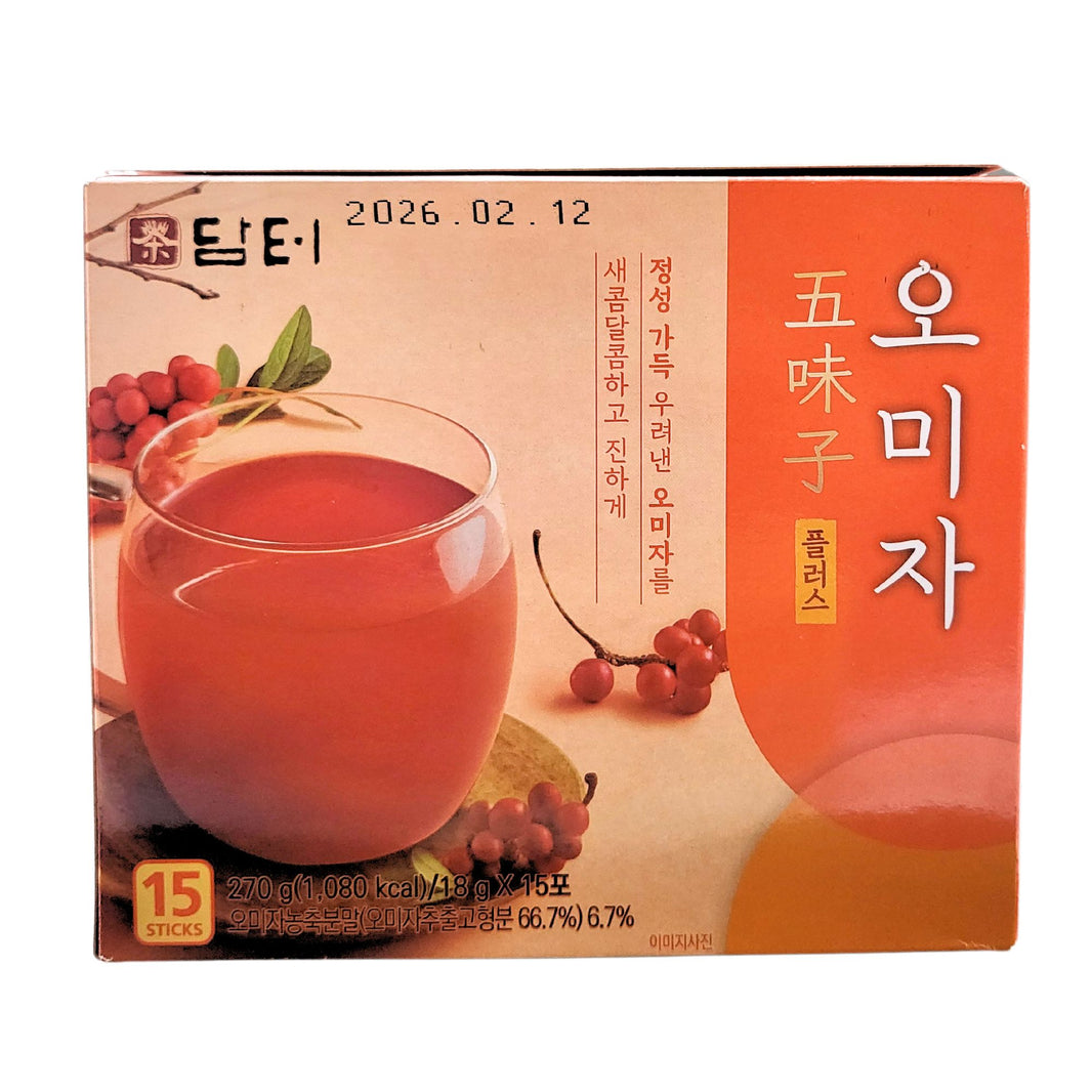 [Damtuh] Herbal Supplement Healthy Omija Tea / 담터  플러스 오미자차 (15sticks/box)