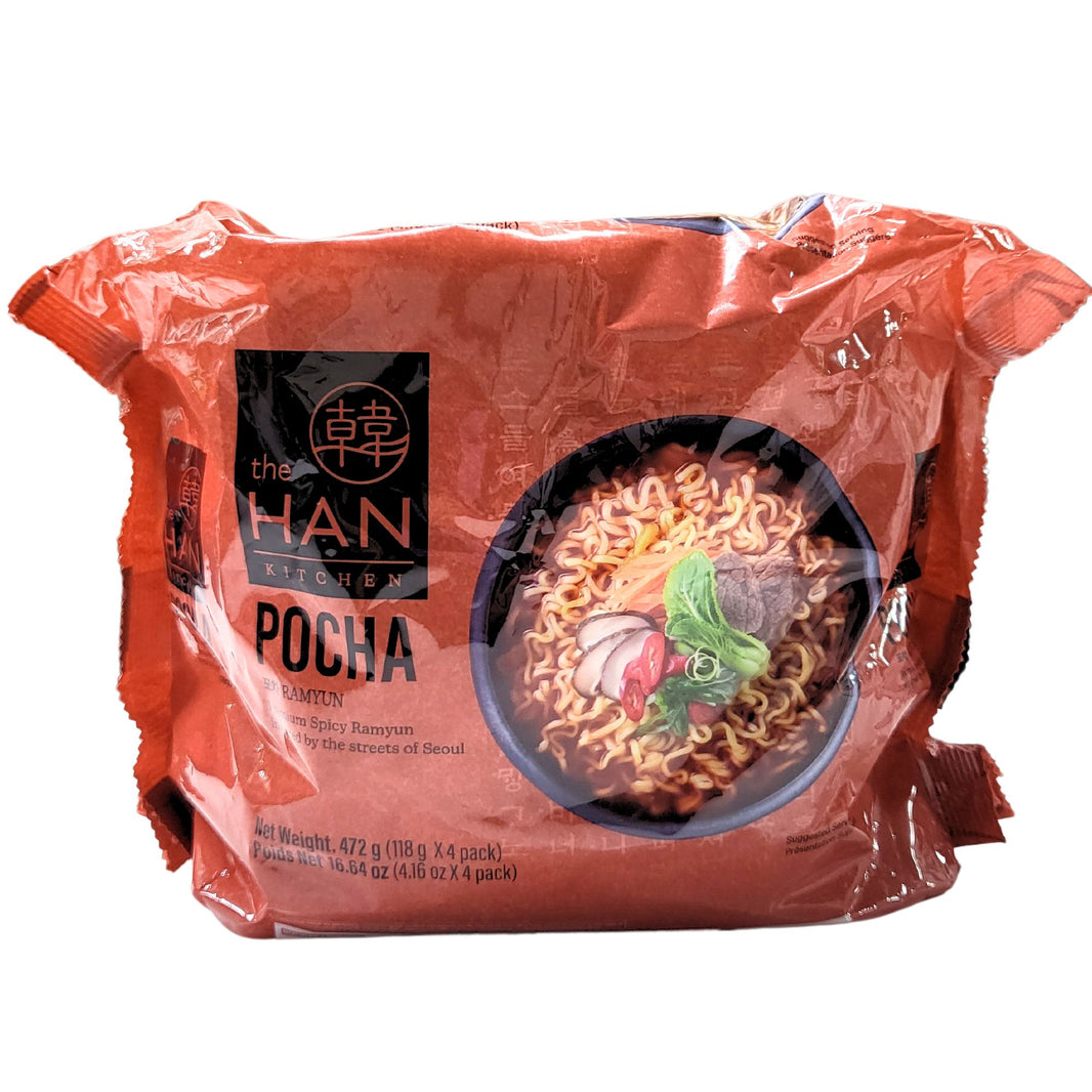 [The Han Kitchen] Pocha Ramyun / 더한 포차 라면 (118gx4packs)