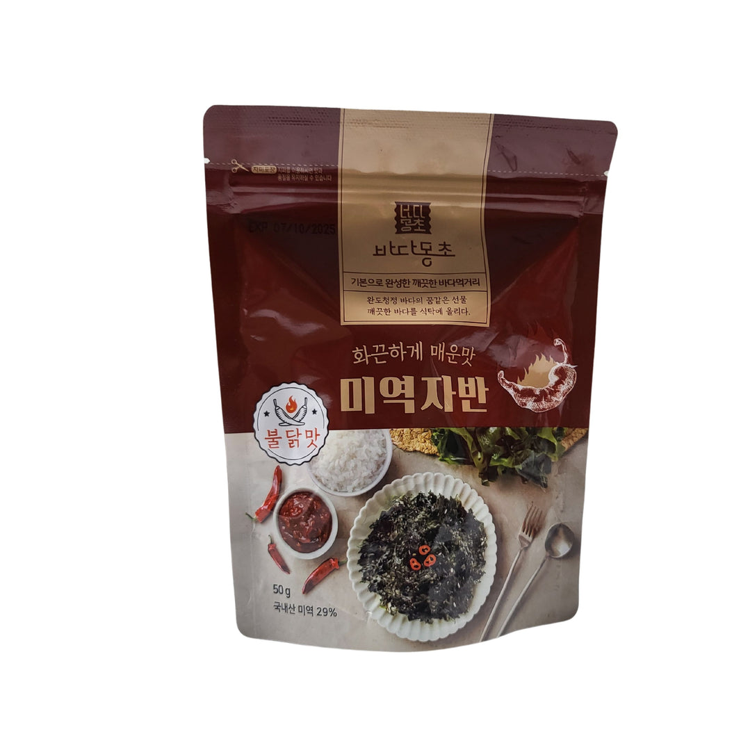 [BADAMONGCHO] Seasoned Crunchy Seaweed Flakes Asada BBQ / 바다몽초 미역자반 아사도맛 (50g)