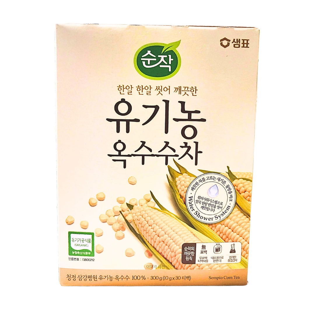 [Sempio] Organic Corn Tea/ 샘표 순작 유기농 옥수수차 (300g, 10g x 30tb)