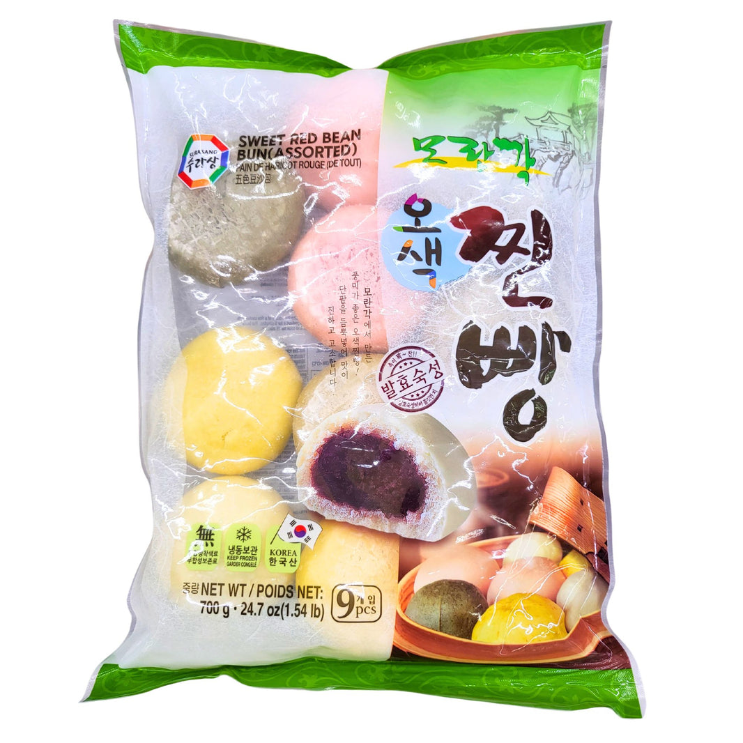 [Surasang] Sweet Red Bean Bun / 수라상 모란각 오색 찐빵 (765g)