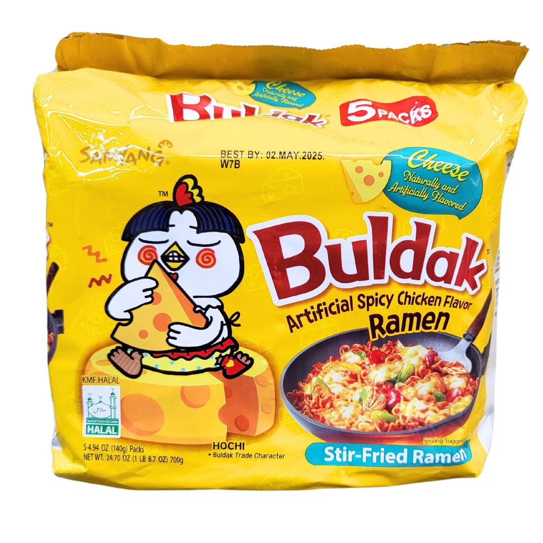 [Samyang] Spicy Chicken Flavor Noodle Cheese / 삼양 불닭볶음면 치즈 (5pks)