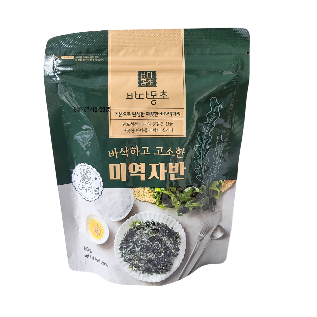 [BADAMONGCHO] Seasoned Crunchy Seaweed Flakes Original / 바다몽초 미역자반 오리지널 (50g)