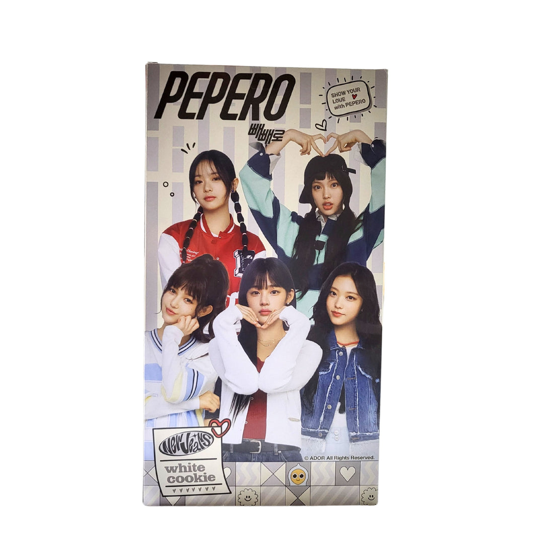 [Lotte] Pepero White Cookie x New Jeans /롯데 빼빼로 화이트 쿠키 X 뉴진스 (256g)