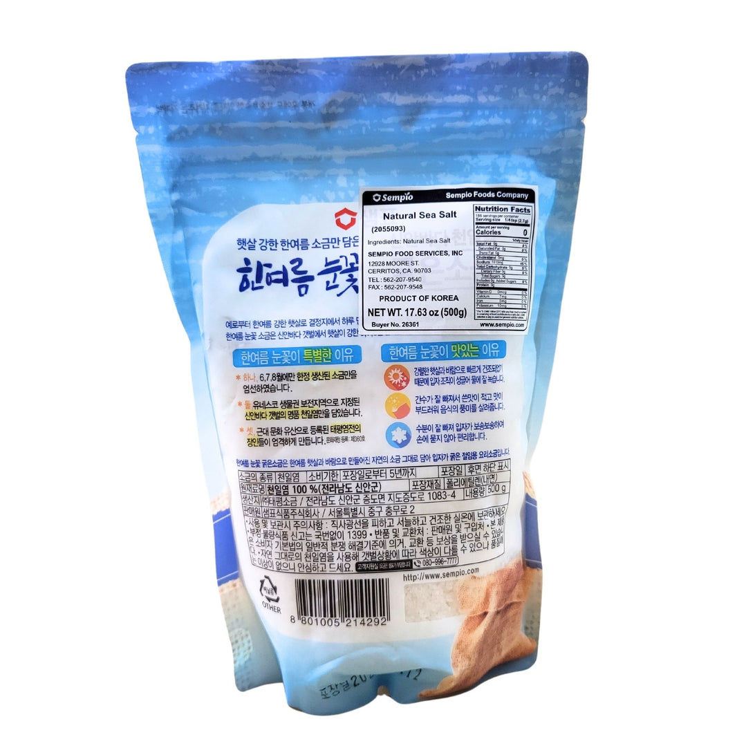 [Sempio] Natural Sea Salt / 샘표 한여름 눈꽃 굵은 소금 (500g)