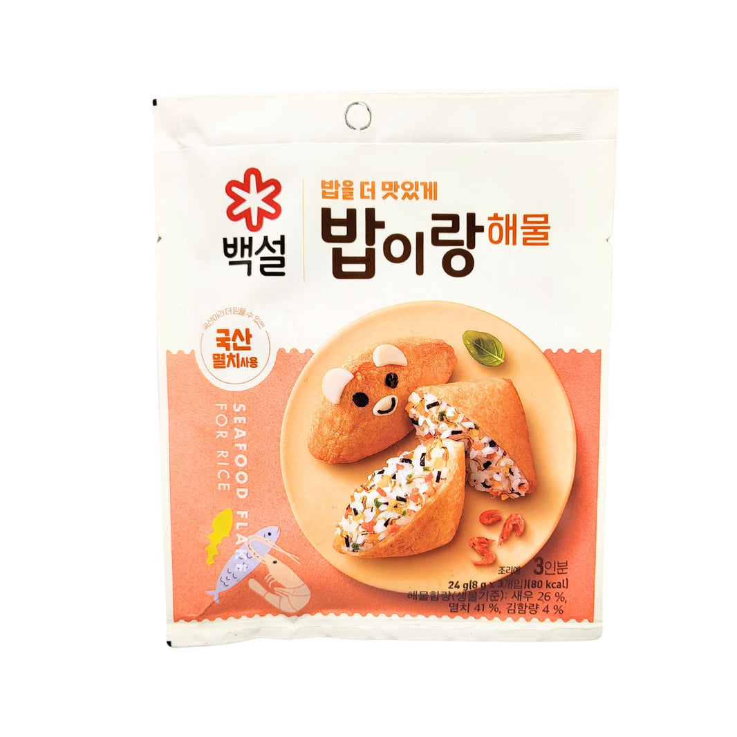 [Beksul] Furikake Rice Seasoning Mix Seafood Flavor / 백설 밥을 더 맛있게, 밥이랑 해물 (27g /3인분)