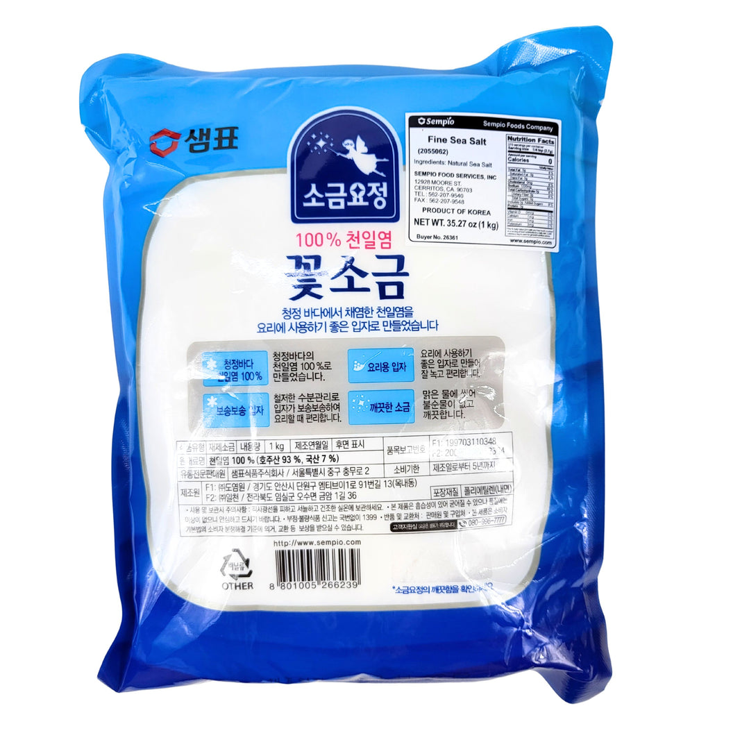 [Sempio] Fine Sea Salt / 샘표 소금요정 꽃 소금 (1kg)