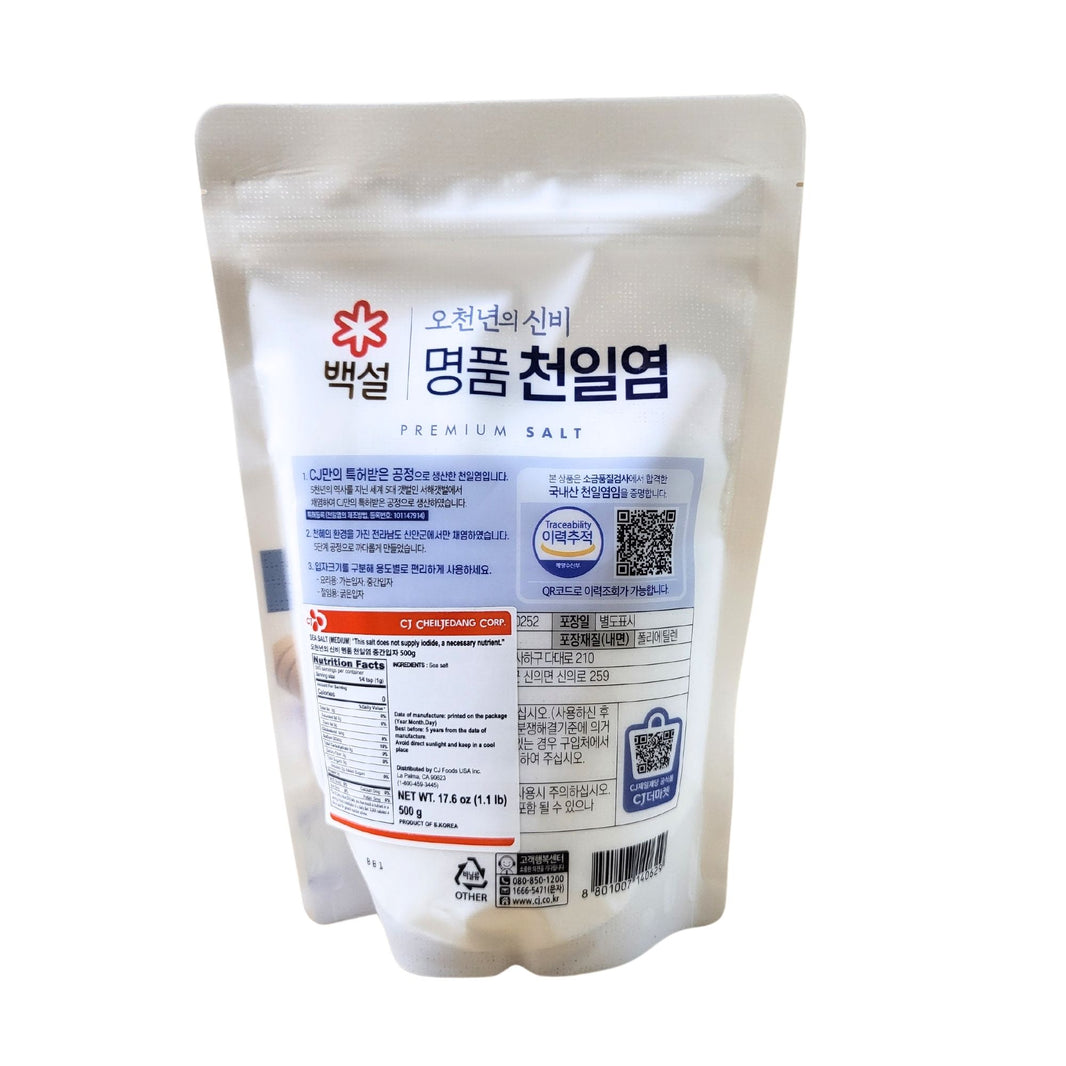 [Beksul] Sea Salt Medium / 백설 오천년의 신비 명품 천일염 중간 입자 (500g)