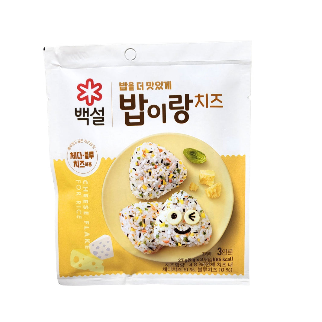 [Beksul] Furikake Rice Seasoning Mix Cheese Flavor / 백설 밥을 더 맛있게, 밥이랑 치즈 (27g /3인분)