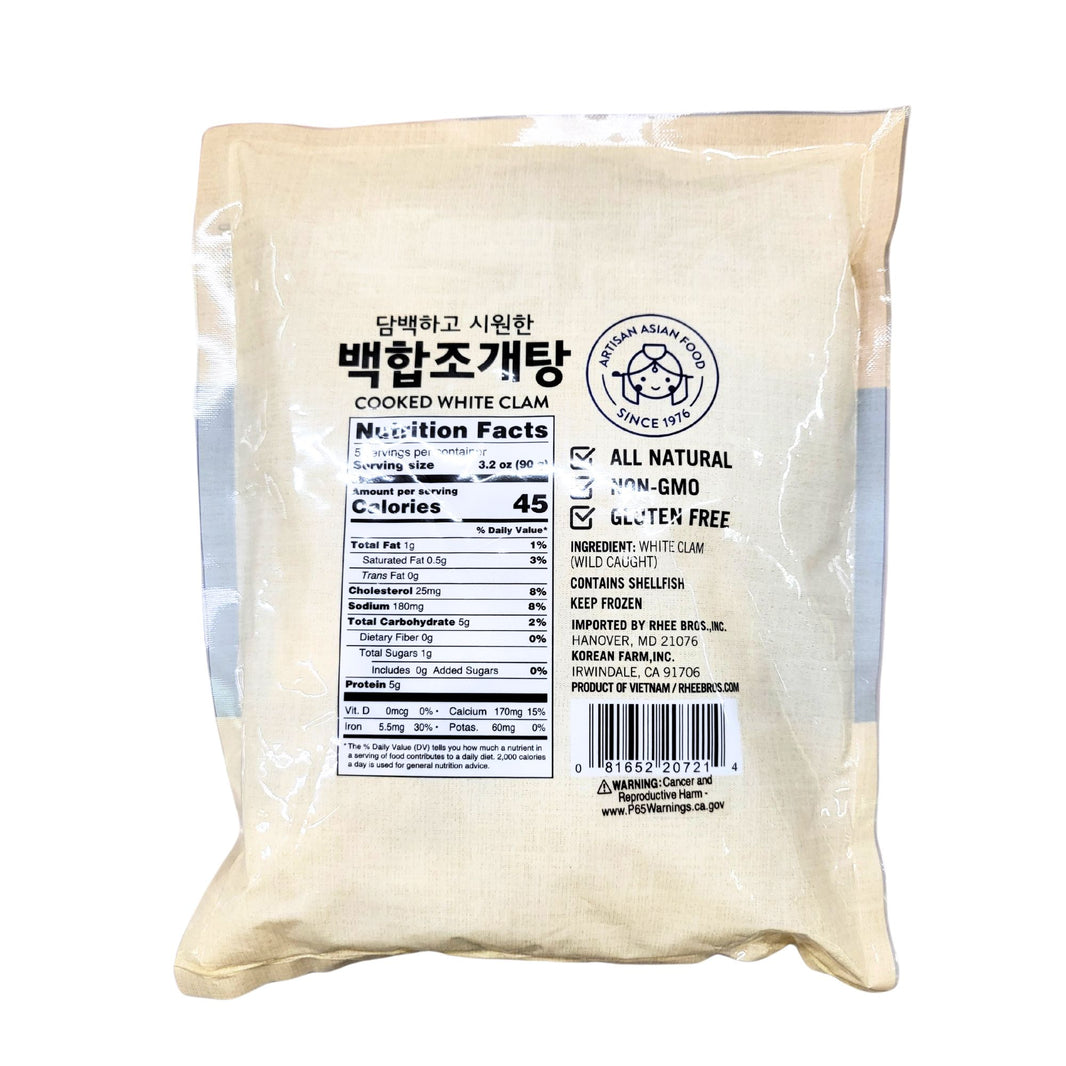 [Assi] Cooked White Clam / 담백하고 시원한 백합조개탕(396g)