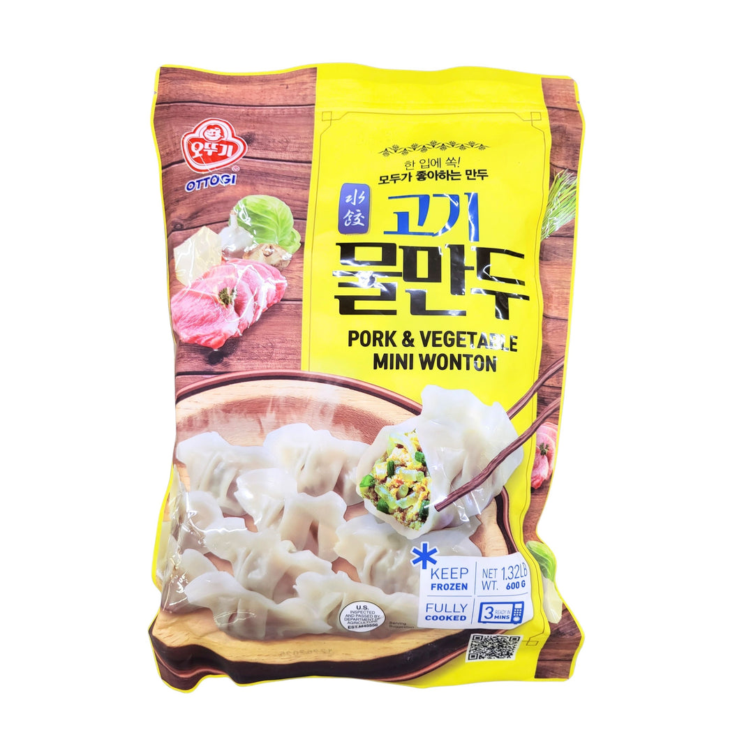 [Ottogi] Pork & Vegetable Mini Wonton / 오뚜기 고기 물만두 (600g)