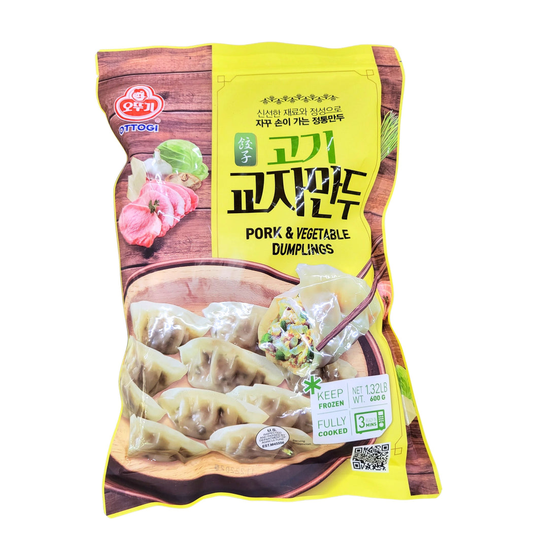 [Ottogi] Pork & Vegetable Dumpling / 오뚜기 고기 교자 만두 (600g)