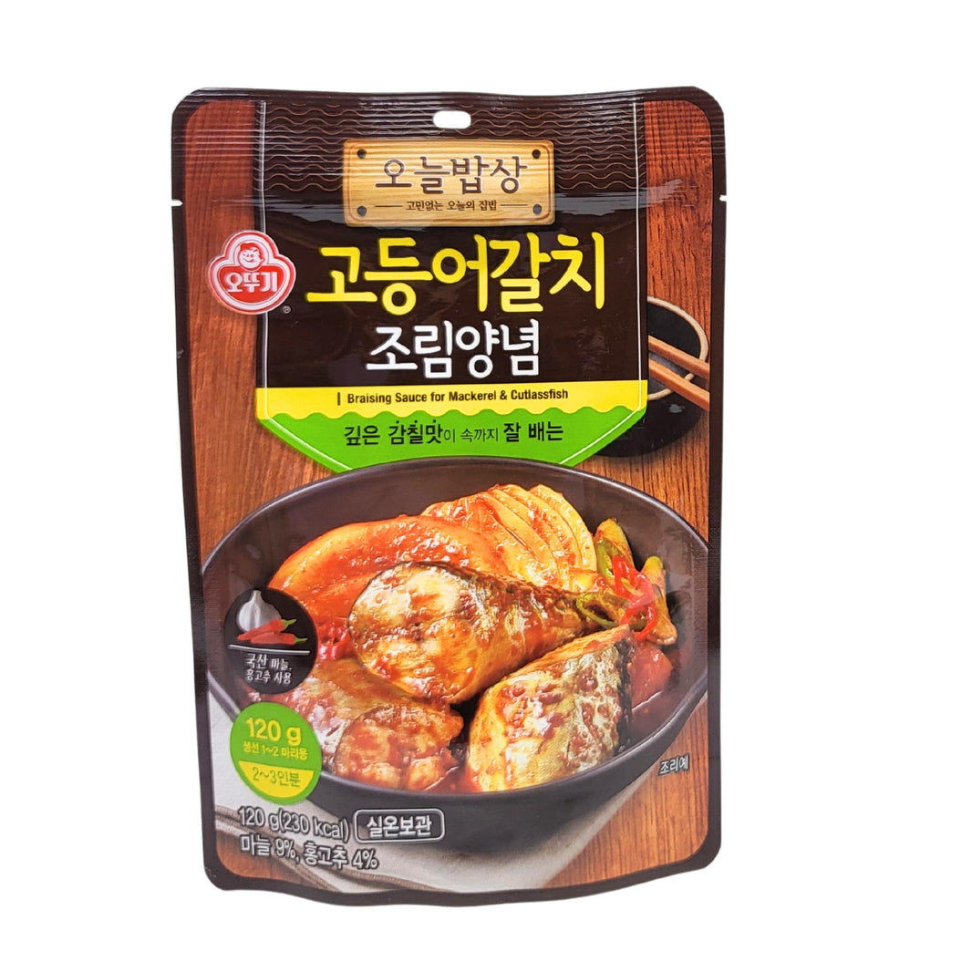 [Ottogi] Braising Sauce For Mackerel & Cutlassfish / 오뚜기 오늘밥상 고등어 갈치 조림 양념 (120g)