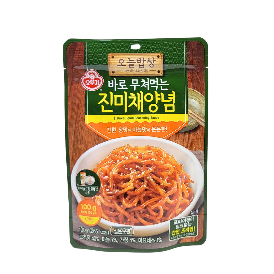 [Ottogi] Dried Squid Seasoning Sauce / 오뚜기 오늘밥상 바로 무쳐먹는 진미채 양념 (100g)