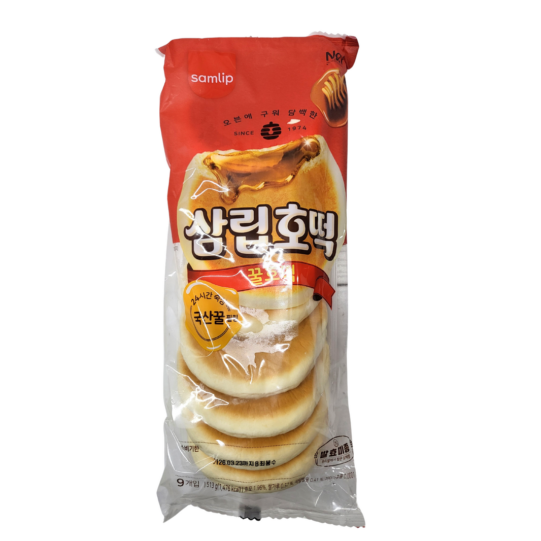 [Samlip] Honey Sweet Bun / 삼립 꿀호떡 9개입 (513g)