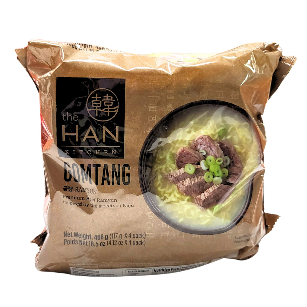 [The Han Kitchen] Gomtang Ramyun / 더한 포차 곰탕 라면 (117gx4packs)