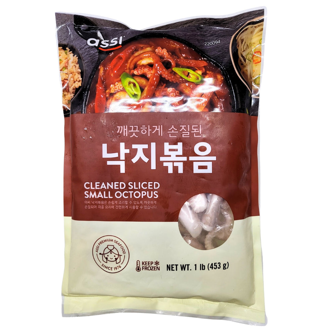 [Assi] Cleaned Sliced Small Octopus / 아씨 깨끗하게 손질된 낙지 볶음 (453g)