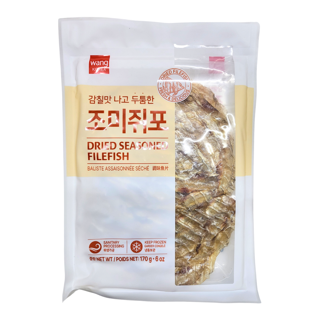 [Wang] Dried Seasoned Filefish / 왕 감칠맛 나고 두툼한 조미 쥐포 (170g)