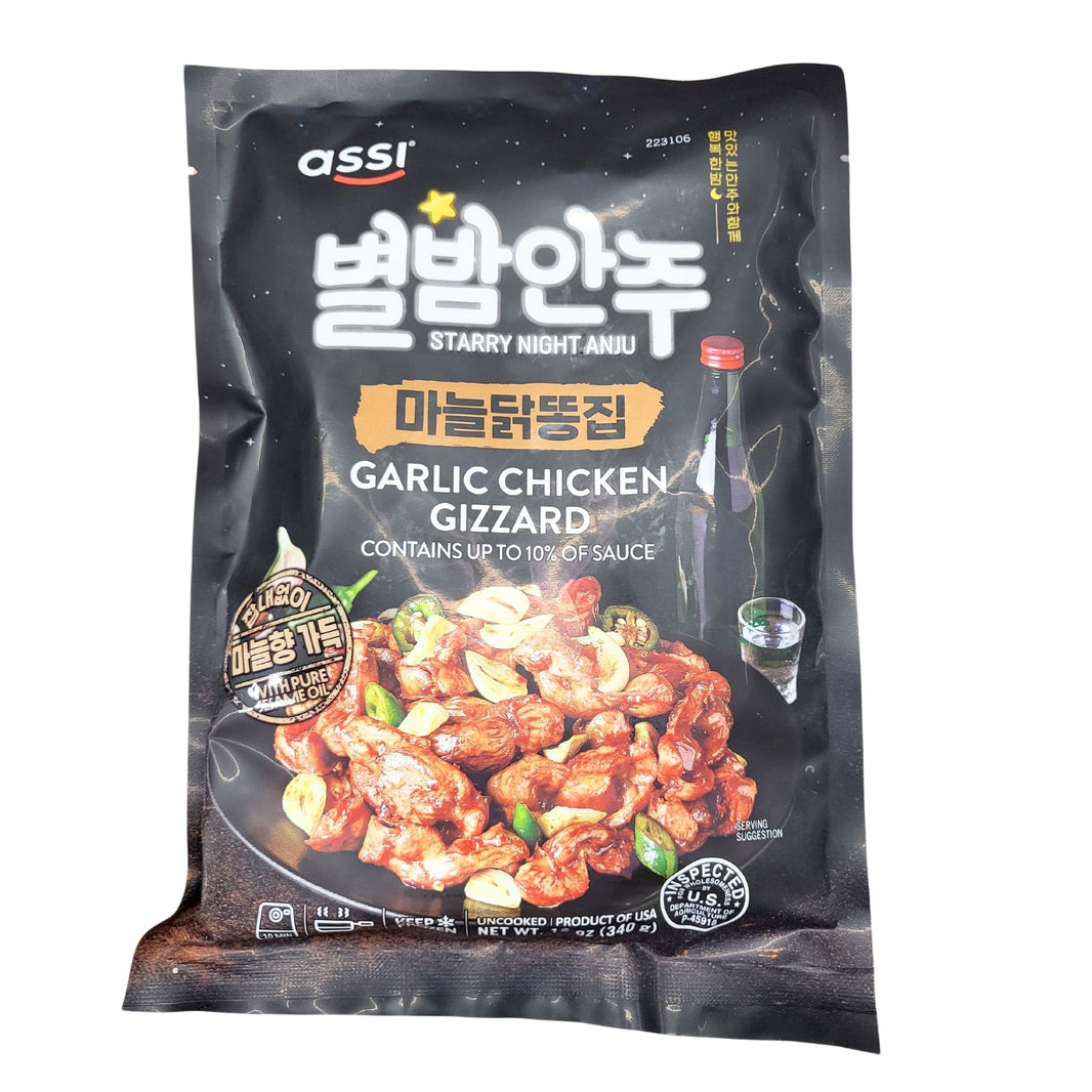 [Assi] Starry Night Anju Garlic Chicken Gizzard / 아씨 별밤 안주 마늘 닭똥집 (340g)