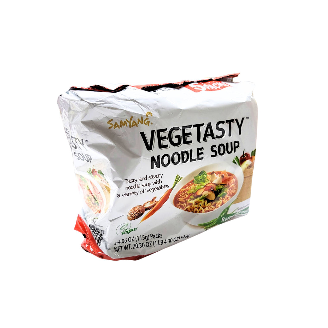 [Samyang] Vegetasty Noodle Soup Ramen / 삼양 야채 비건 라면 (115g x 5 Packs)