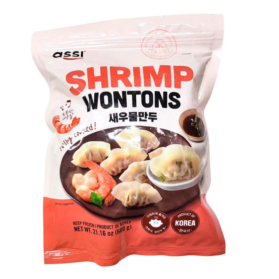 [Assi] Shrimp Wontons/ 아씨 새우 물만두 (600g)