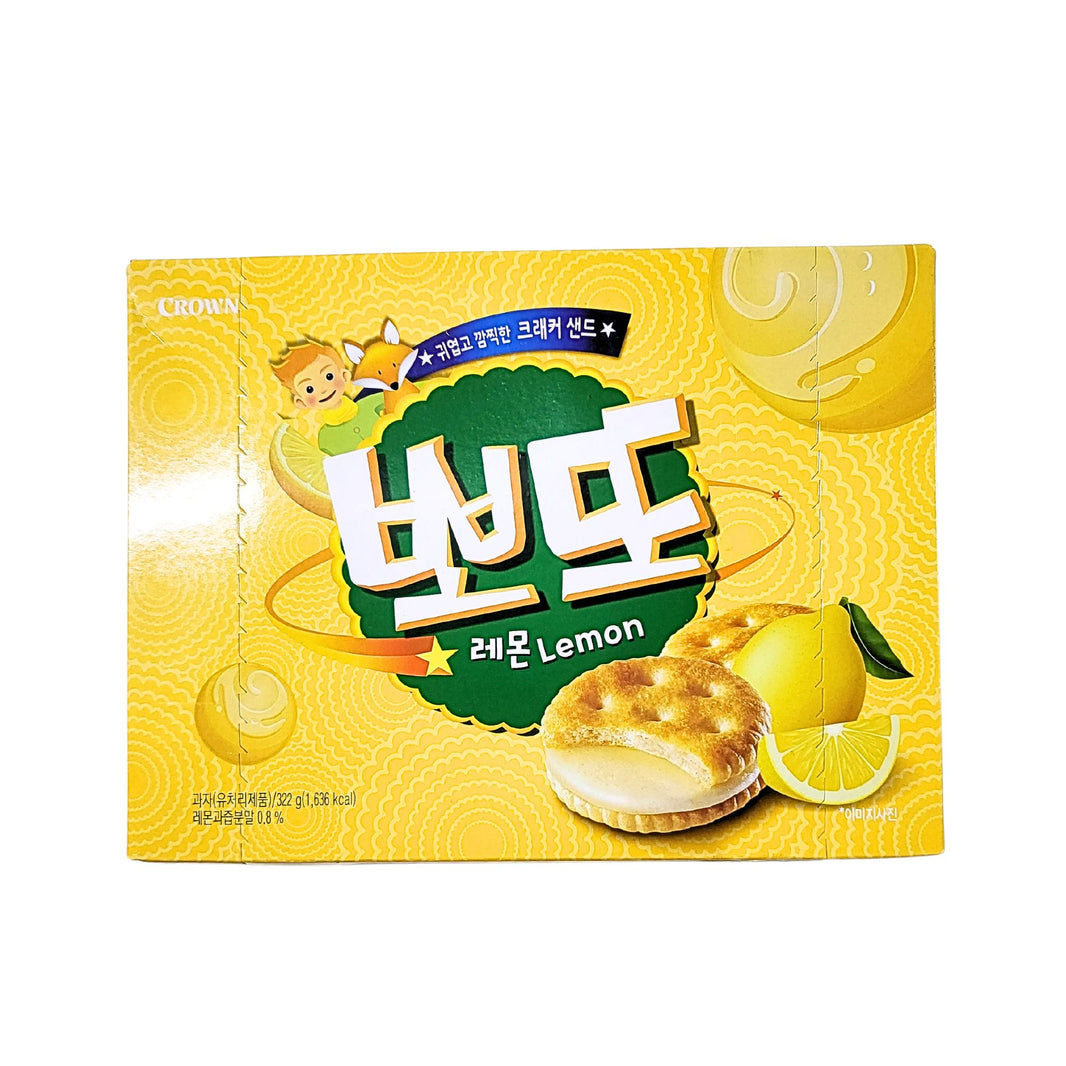 [Crown] Poteau Lemon Craker / 크라운 뽀또 레몬 크레커 (322g)