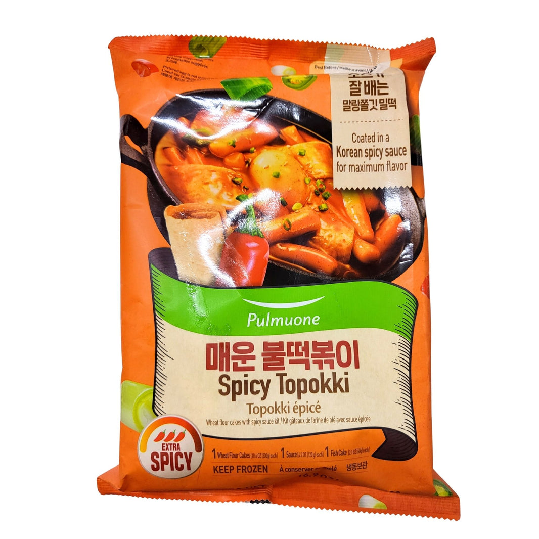 [Pulmuone] Spicy TTeokbokki / 풀무원 매운 불 떡볶이 (480g)