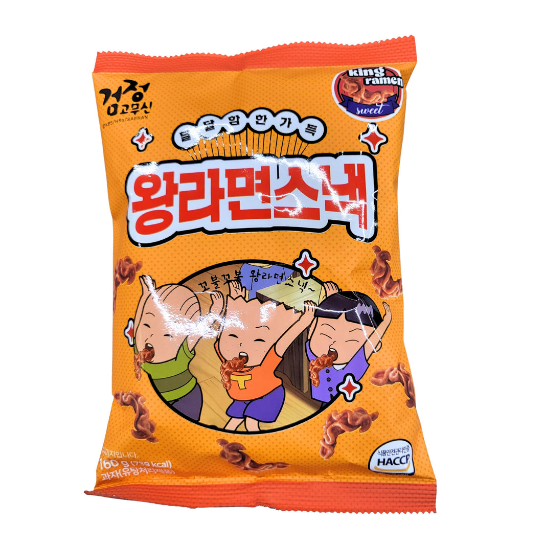 [BRS]  King Ramen Snack / 검정고무신 왕 라면 스낵 (160g)