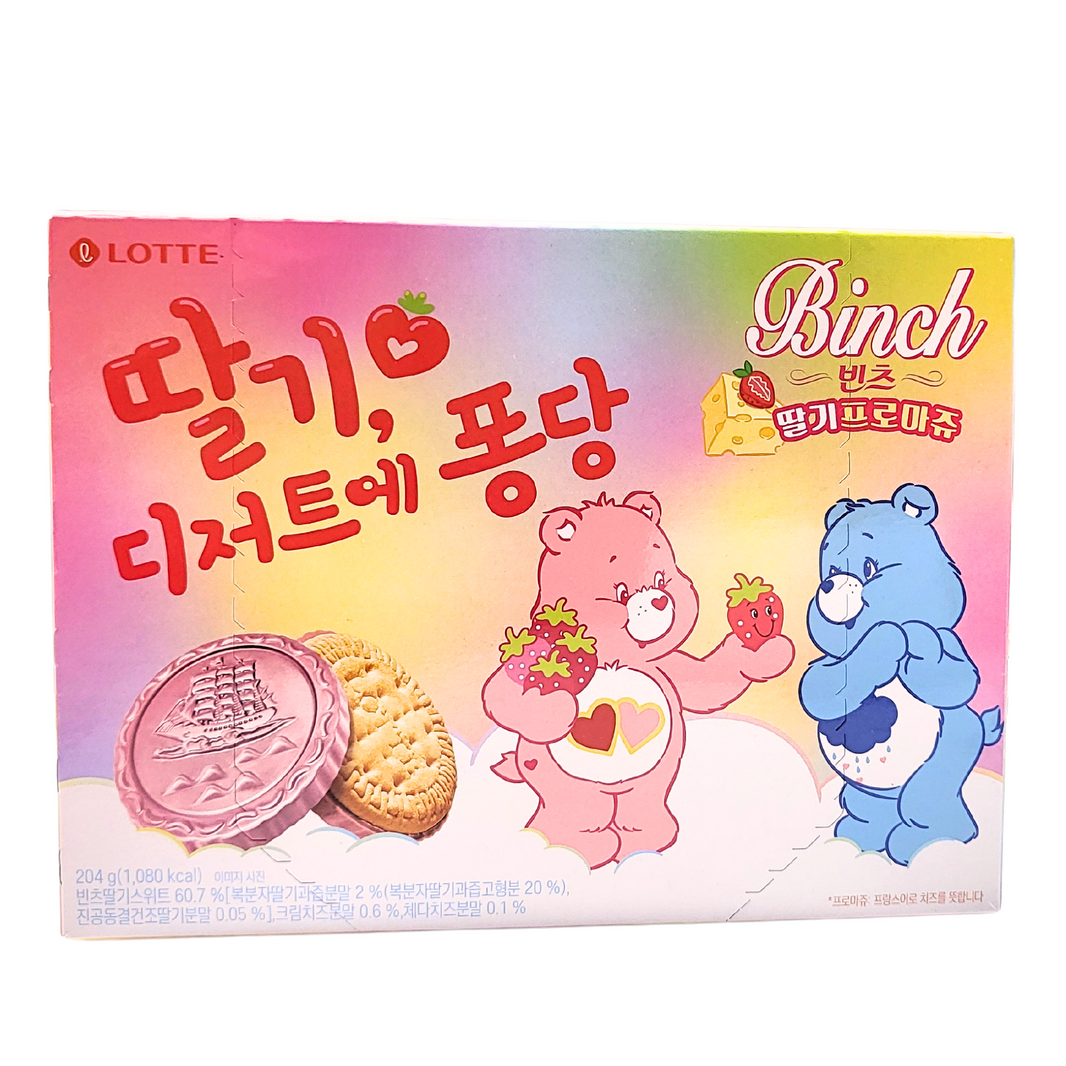 [Lotte] Binch Strawberry/ 롯데 빈츠 딸기 프로마쥬 (240g)