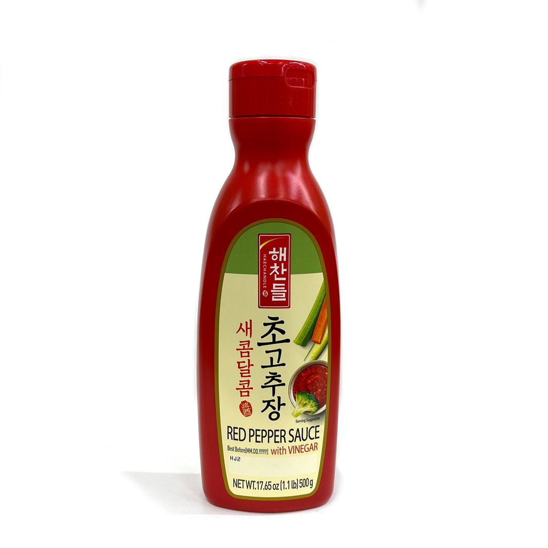 [CJ] Red Pepper Sauce w. Vinegar Red Paste / CJ 해찬들 새콤달콤 초고추장 (500g)