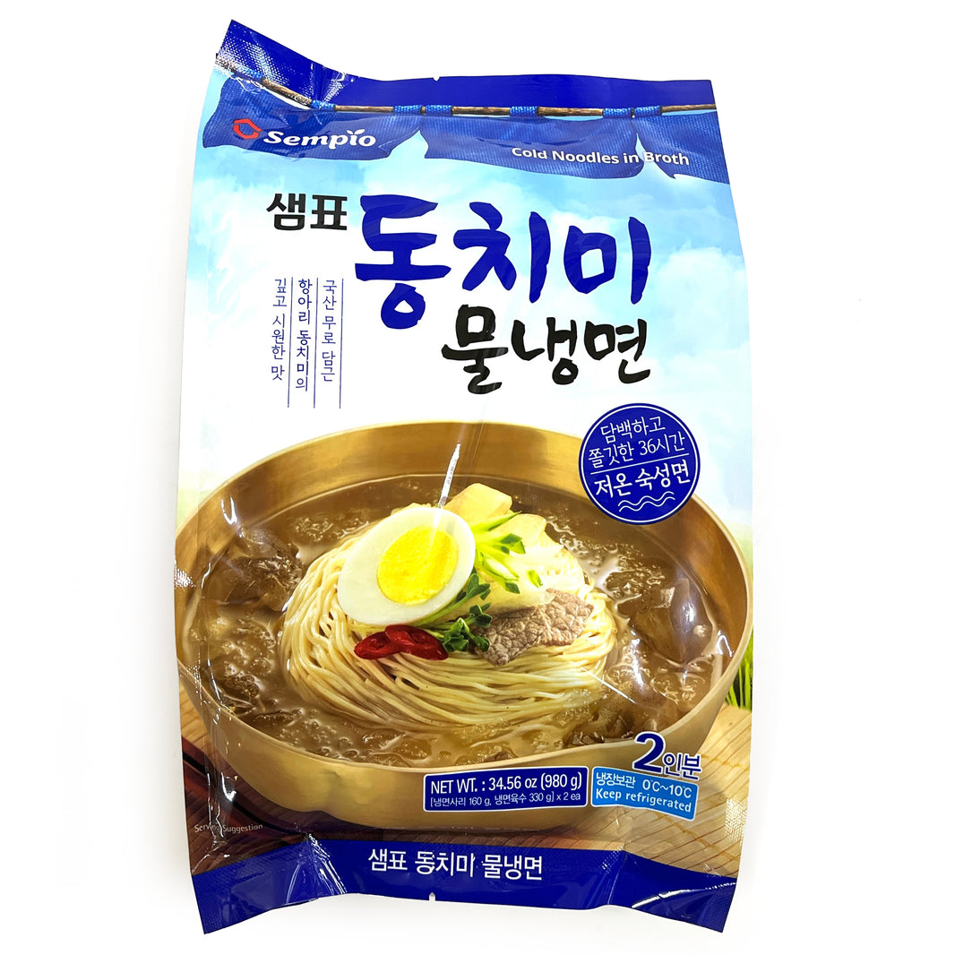 [Sempio] Cold Noodles w. Broth/샘표 동치미 물 냉면 (990g)