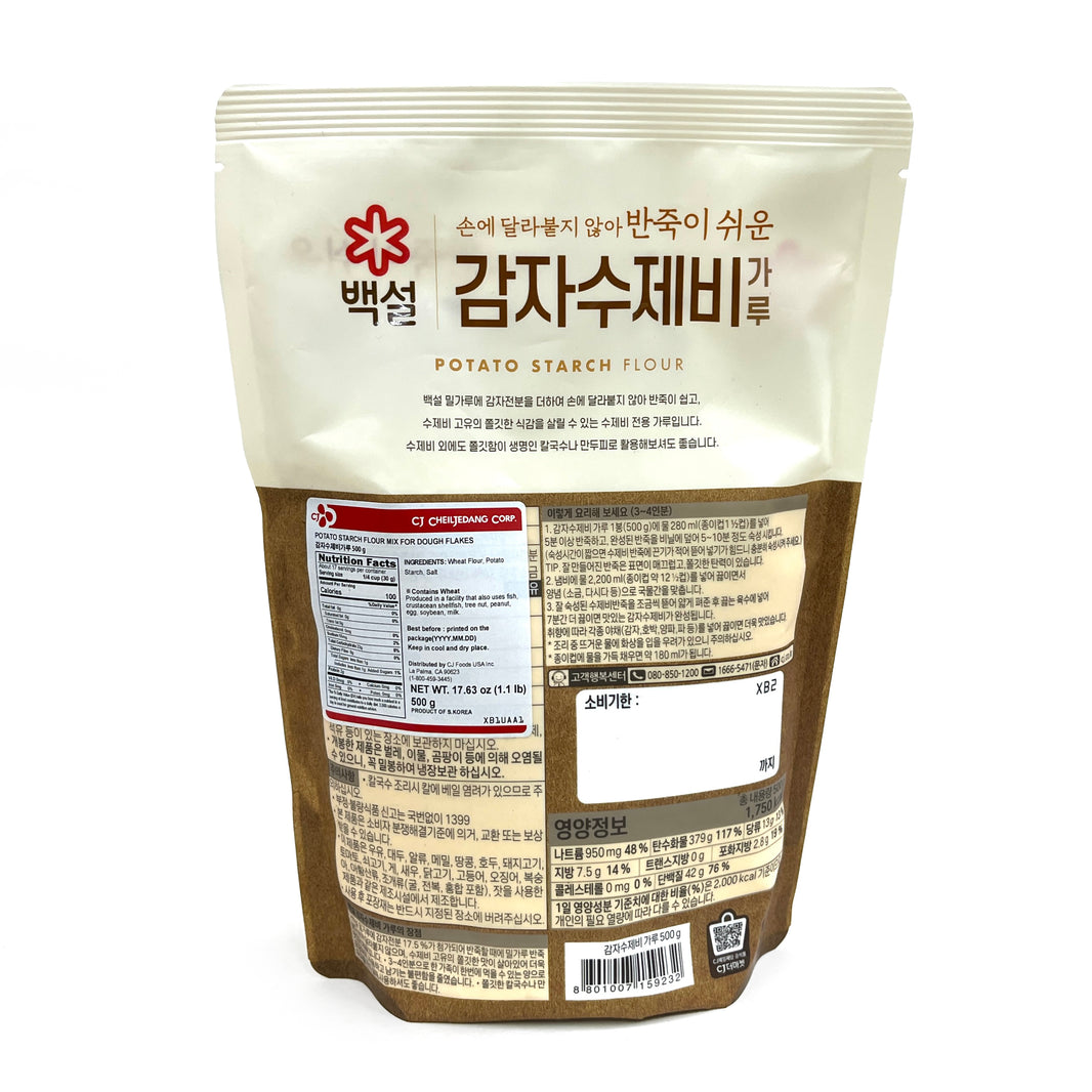 [Beksul] Potato Starch Flour / 백설 반죽이 쉬운 감자 수제비 가루 (500g)