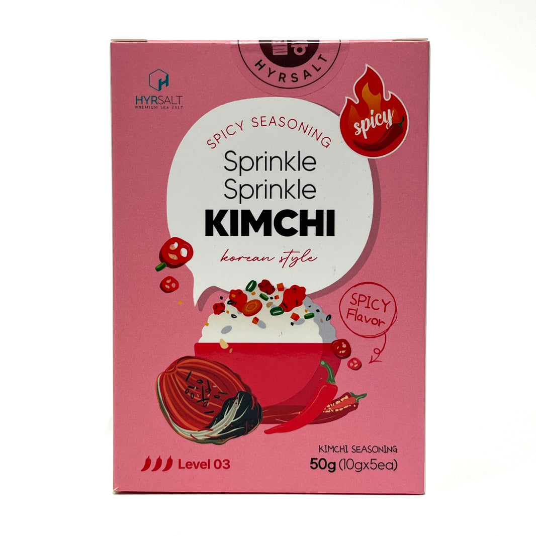 [HYRSALT] Spicy Seasoning Sprinkle Sprinkle Kimchi Spicy / 밥에 뿌려먹는 스프링클 스프링클 김치 스파이시 (10g x5ea 50g)