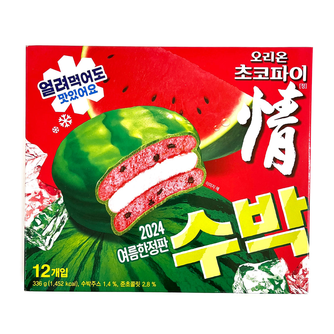 [Orion] Choco Pie Watermelon / 오리온 초코파이 수박맛 (12pk/box)