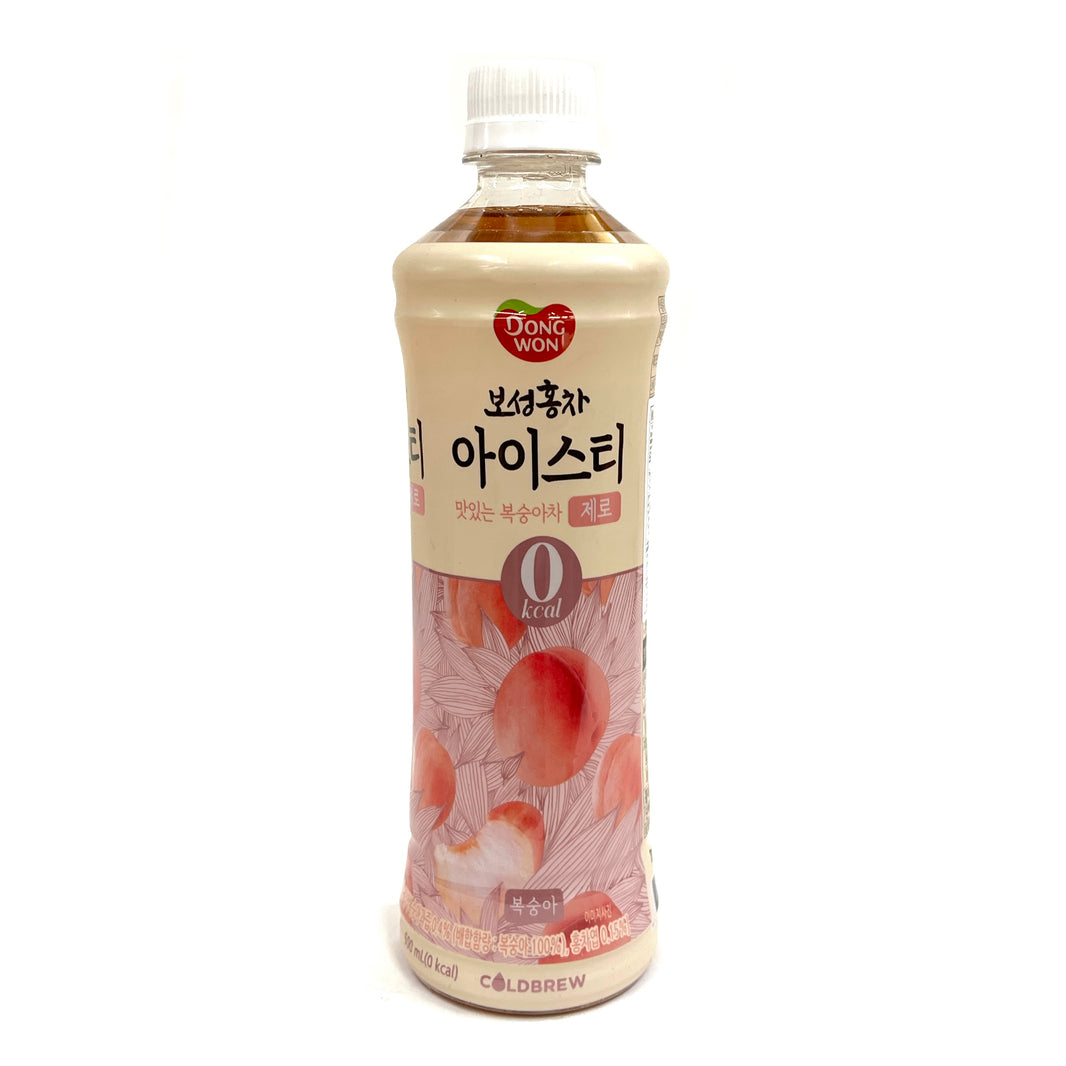 [Dongwon] Peach Iced Tea / 동원 보성홍차 아이스티 맛있는 복숭아차 제로 (500ml)