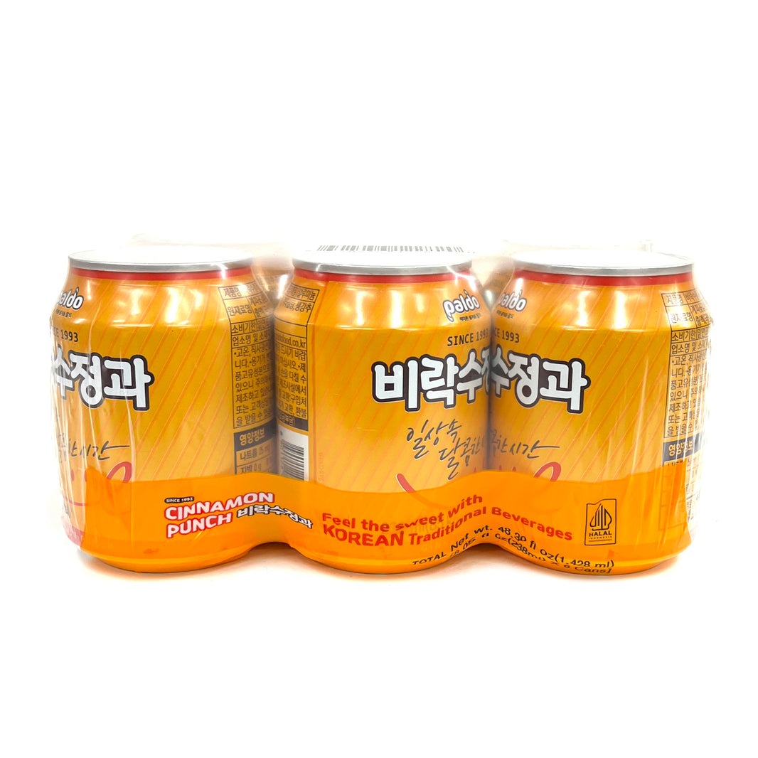 [Paldo] Korean Traditional Cinnamon Punch / 팔도 비락 수정과 (6pk)