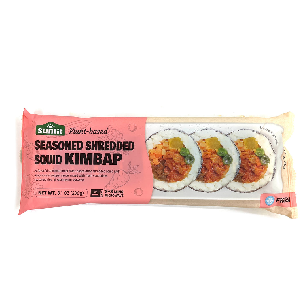 [Sunlit] Frozen Seasoned Shredded Squid Kimbap / 선릿 냉동 오징어 김밥 (230g)