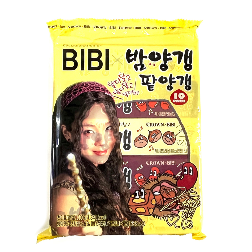 [Crown] Bibi Sweet Red Bean Chestnut Jelly / 크라운 비비 밤양갱 팥양갱 (10pk)