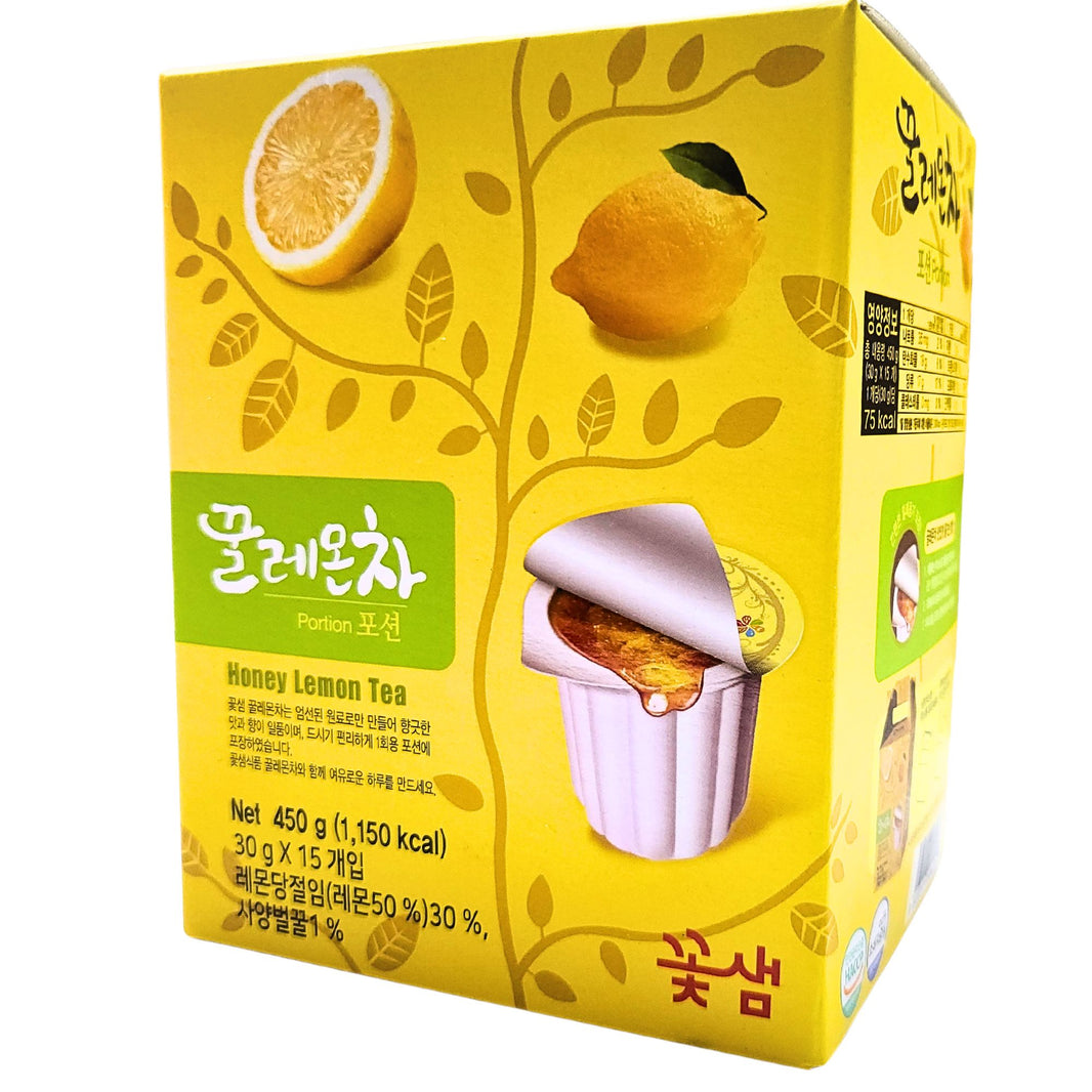 [Kotsam] Honey Lemon Tea Portion/ 꽃샘 꿀레몬차 포션(30gx15ea,450g)