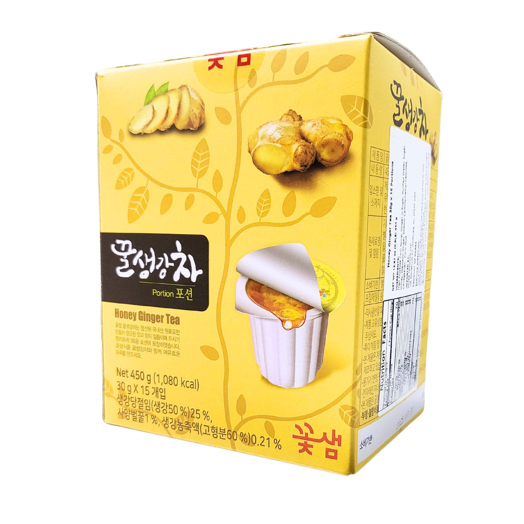 [Kotsam] Honey Ginger Tea Portion/ 꽃샘  꿀생강차 포션(30gx15ea,450g)